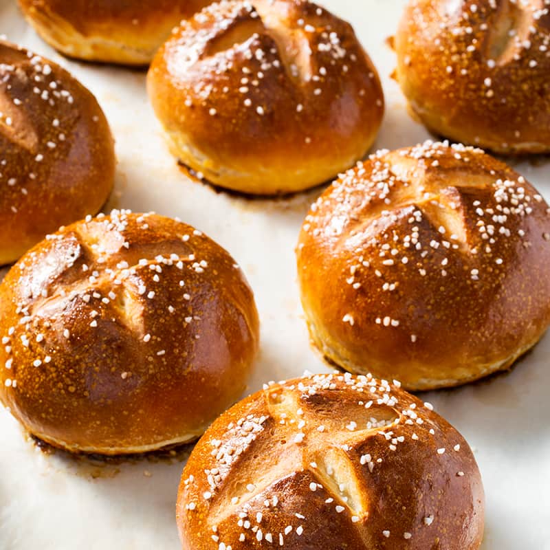 KidFriendly Pretzel Rolls Recipe America's Test Kitchen Kids